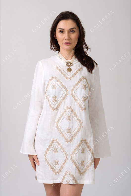 Women's embroidered dress "Grain"