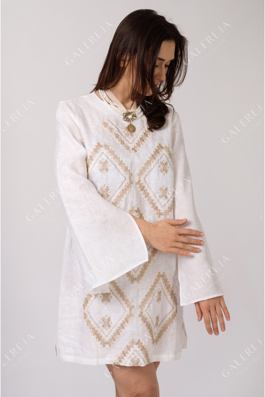 Women's embroidered dress "Grain"