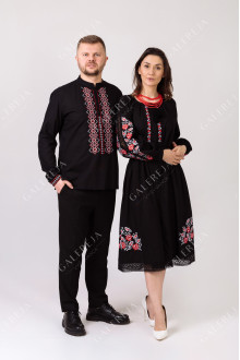 Women's embroidered dress "Rose"