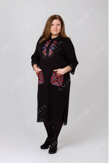 Women's embroidered dress "Knitted"