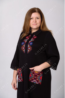 Women's embroidered dress "Knitted"