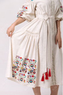 Women's embroidered dress "Flower Bukovina"