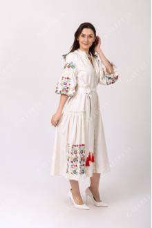 Women's embroidered dress "Flower Bukovina"