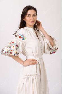 Women's embroidered dress "Flower Bukovina"