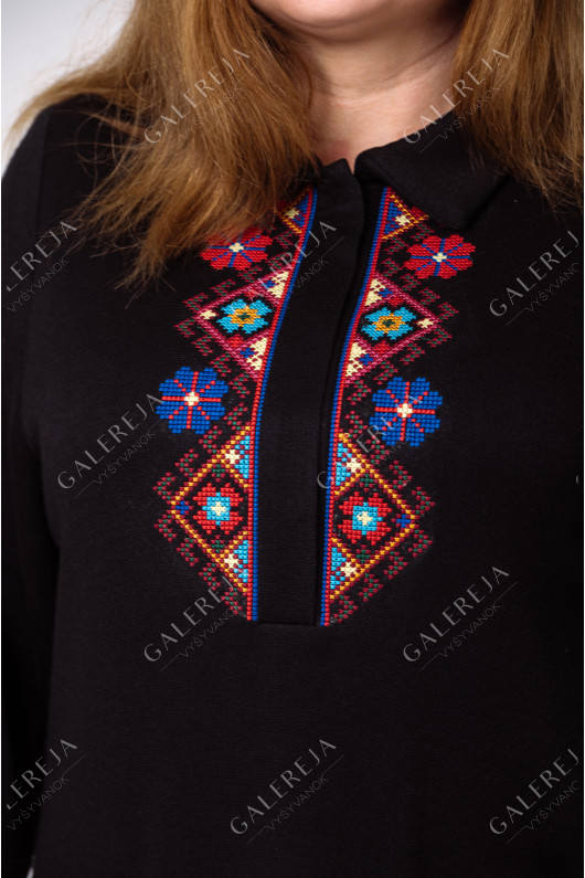 Women's embroidered dress "Knitted"