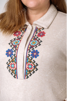 Women's embroidered dress "Knitted"