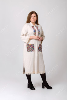 Women's embroidered dress "Knitted"