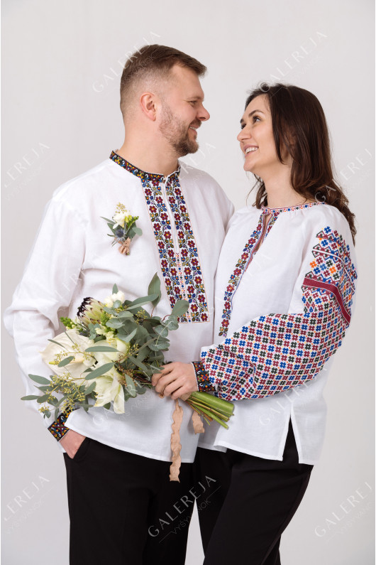 Women's embroidered shirt "Coquette"