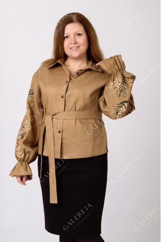 Women's embroidered shirt "Mimosa"