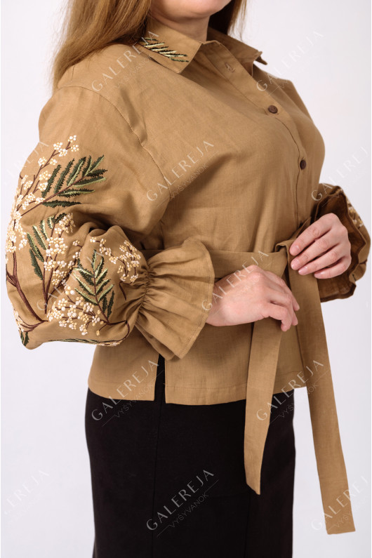 Women's embroidered shirt "Mimosa"