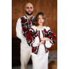 Paired embroidered shirts